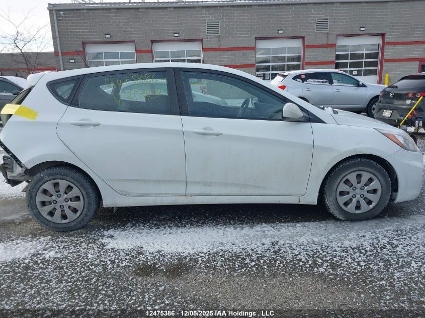 2017 Hyundai Accent Se VIN: KMHCT5AE2HU352637 Lot: 12475386