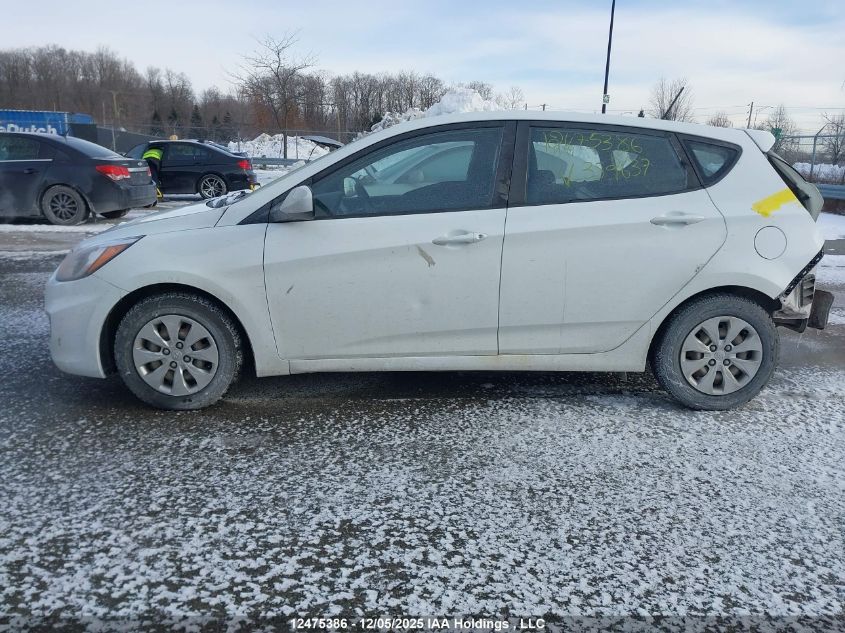 2017 Hyundai Accent Se VIN: KMHCT5AE2HU352637 Lot: 12475386