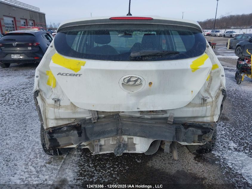 2017 Hyundai Accent Se VIN: KMHCT5AE2HU352637 Lot: 12475386