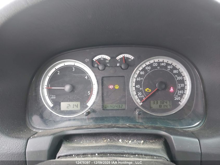 2006 Volkswagen Jetta Gls Tdi VIN: WVWSR61JX6W029522 Lot: 12475397