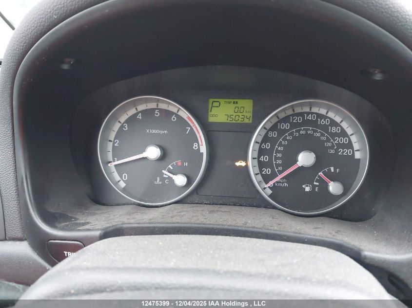 2008 Hyundai Accent VIN: KMHCN35C88U076696 Lot: 12475399