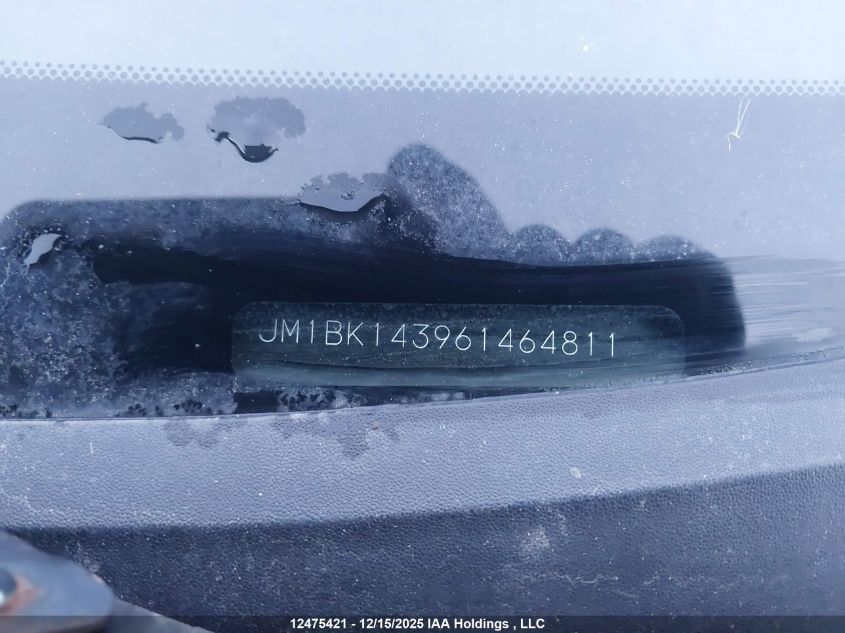 2006 Mazda 3 Hatchback VIN: JM1BK143961464811 Lot: 12475421