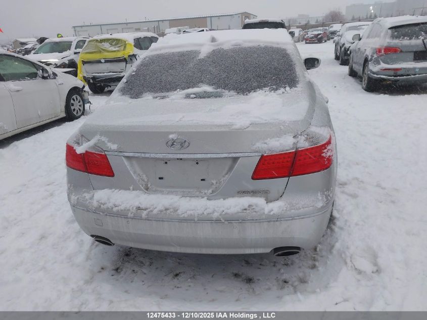 2010 Hyundai Genesis 4.6 Technology VIN: KMHGC4DF3AU110915 Lot: 12475433