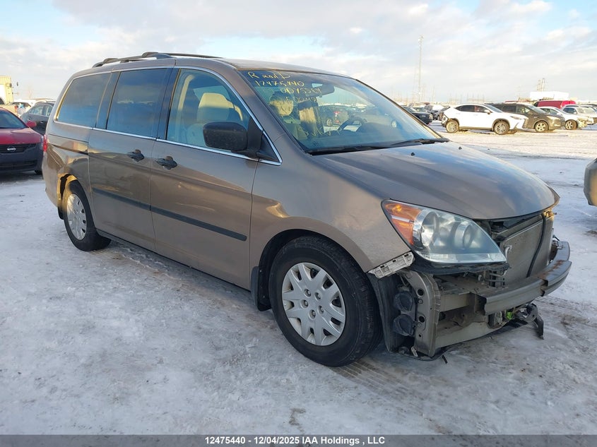 5FNRL38139B500486 2009 Honda Odyssey Dx auction photo 1