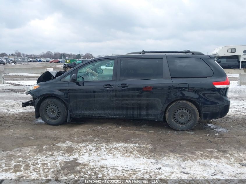 2012 Toyota Sienna Xle V6 VIN: 5TDYK3DC1CS190511 Lot: 12475442