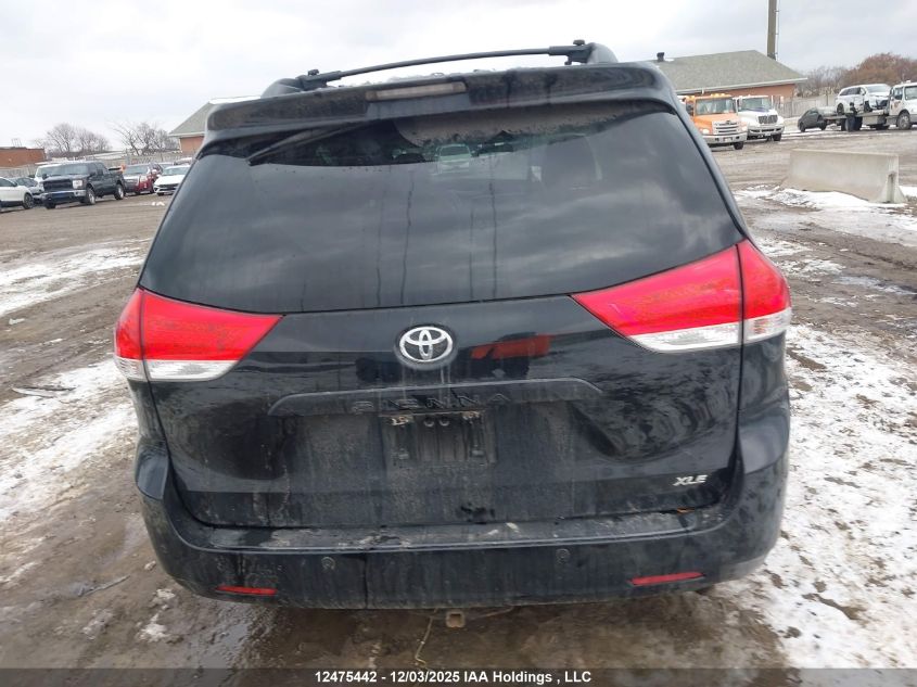 2012 Toyota Sienna Xle V6 VIN: 5TDYK3DC1CS190511 Lot: 12475442