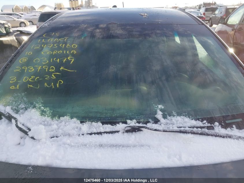 2010 Toyota Corolla Matrix S VIN: 2T1KE4EE3AC031479 Lot: 12475460