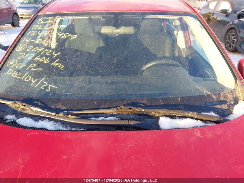 2014 Toyota Rav4 Le VIN: 2T3BFREV6EW207124 Lot: 12475487