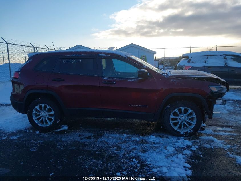 2022 Jeep Cherokee Sport VIN: 1C4PJMAB1ND503720 Lot: 12475519