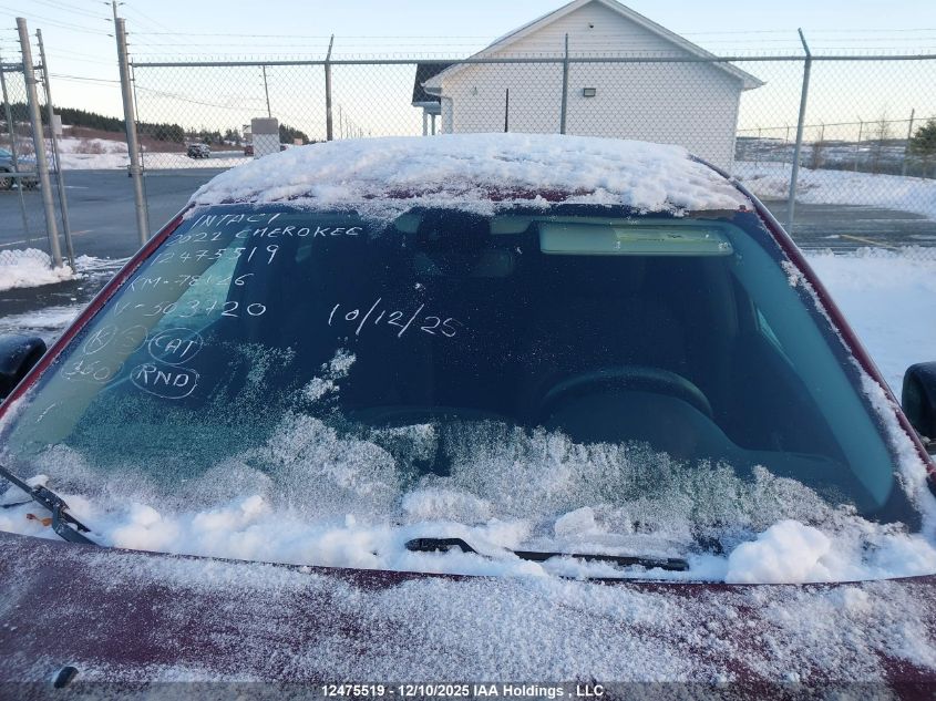 2022 Jeep Cherokee Sport VIN: 1C4PJMAB1ND503720 Lot: 12475519