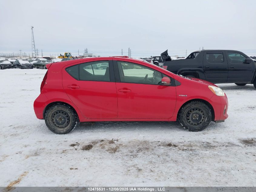2013 Toyota Prius C VIN: JTDKDTB31D1549339 Lot: 12475531