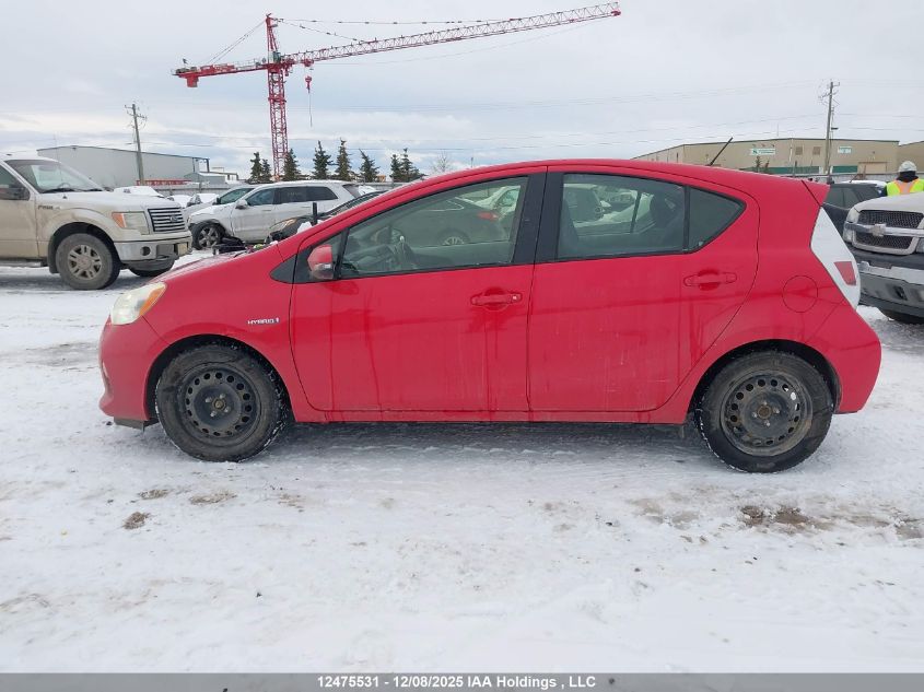 2013 Toyota Prius C VIN: JTDKDTB31D1549339 Lot: 12475531