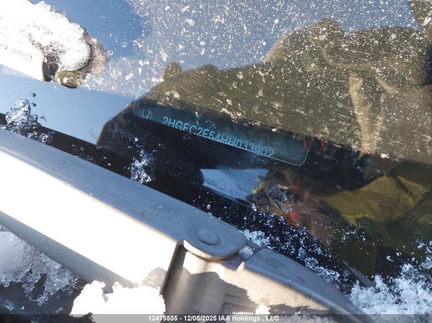 2017 Honda Civic Lx VIN: 2HGFC2F54HH033902 Lot: 12475555