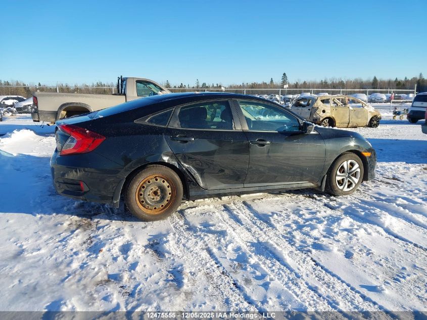 2017 Honda Civic Lx VIN: 2HGFC2F54HH033902 Lot: 12475555