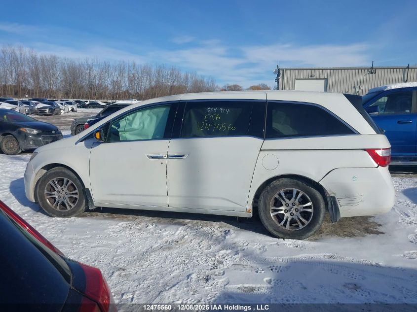 2013 Honda Odyssey Ex-L VIN: 5FNRL5H67DB504914 Lot: 12475560