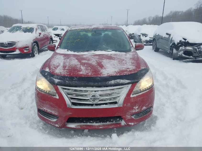 2014 Nissan Sentra 1.8 S/1.8 Sl/1.8 Sr/1.8 Sv VIN: 3N1AB7APXEL624534 Lot: 12475590