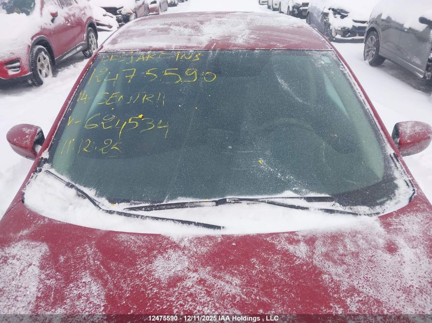 2014 Nissan Sentra 1.8 S/1.8 Sl/1.8 Sr/1.8 Sv VIN: 3N1AB7APXEL624534 Lot: 12475590