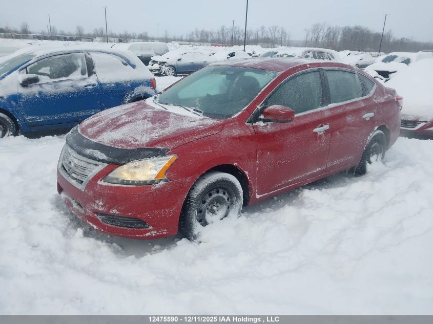 2014 Nissan Sentra 1.8 S/1.8 Sl/1.8 Sr/1.8 Sv VIN: 3N1AB7APXEL624534 Lot: 12475590