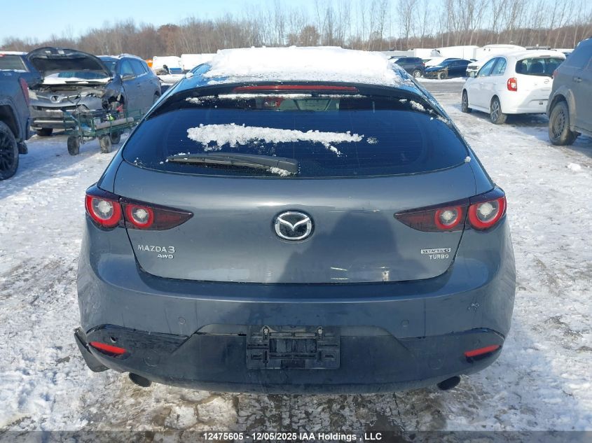 2022 Mazda Mazda3 Gt W/Turbo VIN: JM1BPBMY6N1522021 Lot: 12475605
