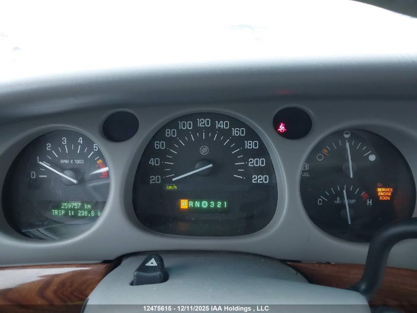 2000 Buick Lesabre Custom VIN: 1G4HP54K6YU301024 Lot: 12475615