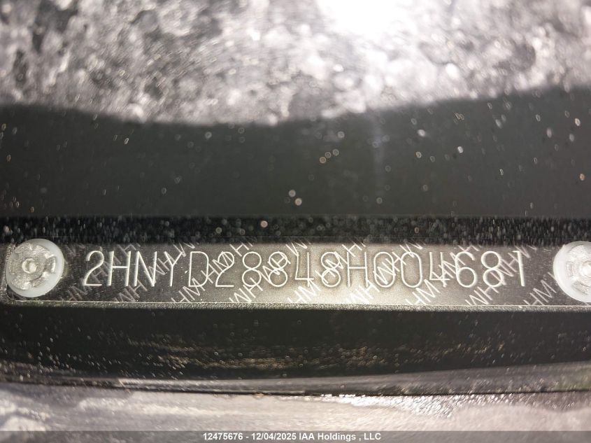 2008 Acura Mdx Elite Package VIN: 2HNYD28848H004681 Lot: 12475676