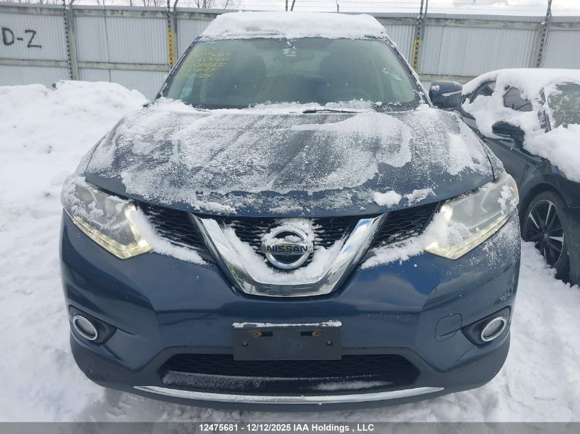 2015 Nissan Rogue S/Sl/Sv VIN: 5N1AT2MV6FC834869 Lot: 12475681