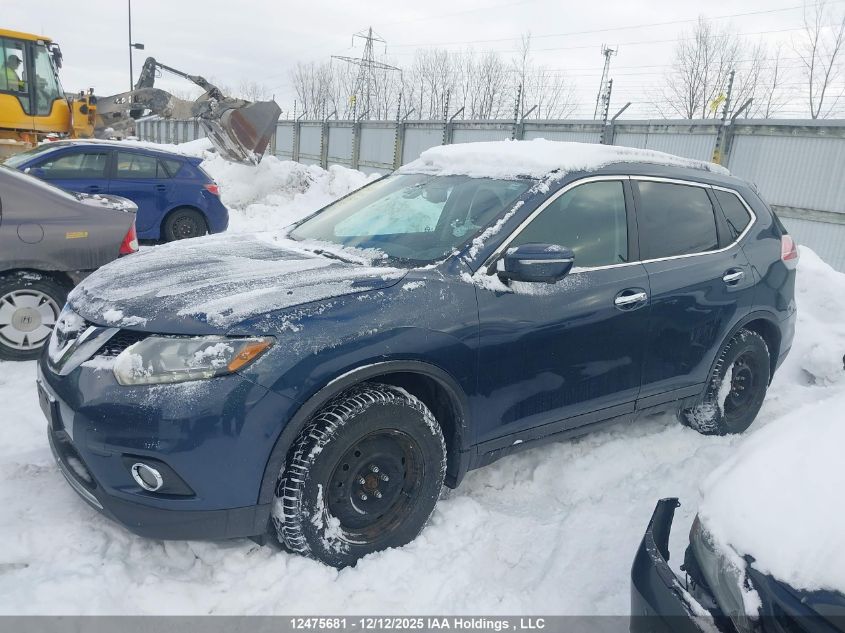 2015 Nissan Rogue S/Sl/Sv VIN: 5N1AT2MV6FC834869 Lot: 12475681