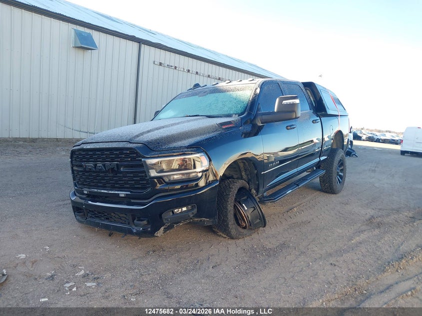 2023 Ram 2500 6.4 Big Horn Black Lot 111012475682 Vin 3C6UR5DJ0PG649267