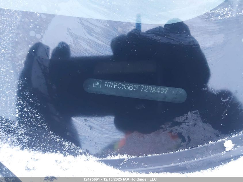 2015 Chevrolet Cruze VIN: 1G1PC5SB5F7298457 Lot: 12475691