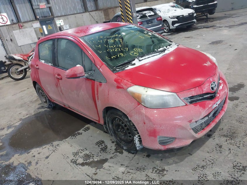 VNKKTUD35EA012259 2014 Toyota Yaris auction photo 1
