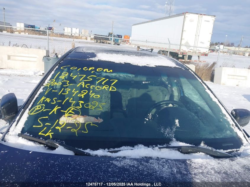 2003 Honda Accord Ex-L VIN: 1HGCM56653A134240 Lot: 12475717