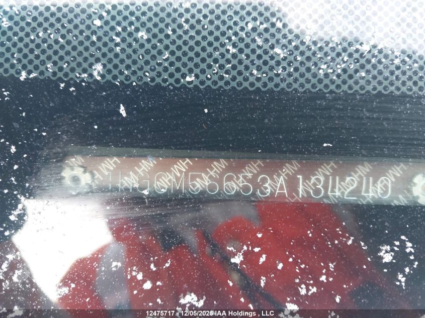 2003 Honda Accord Ex-L VIN: 1HGCM56653A134240 Lot: 12475717