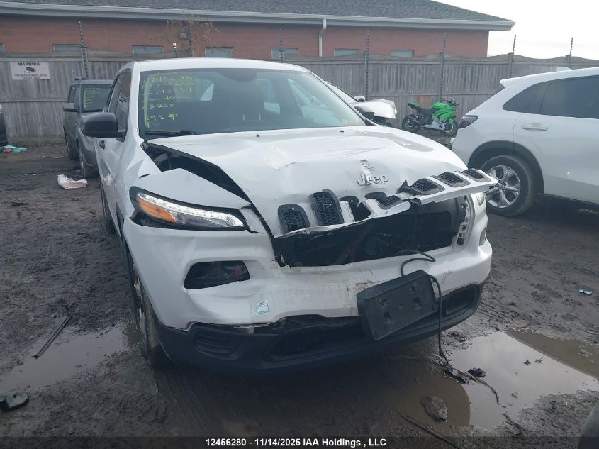 2015 Jeep Cherokee Sport VIN: 1C4PJMAS0FW713554 Lot: 12456280X