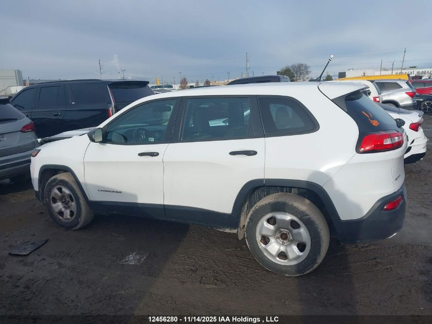 2015 Jeep Cherokee Sport VIN: 1C4PJMAS0FW713554 Lot: 12456280X