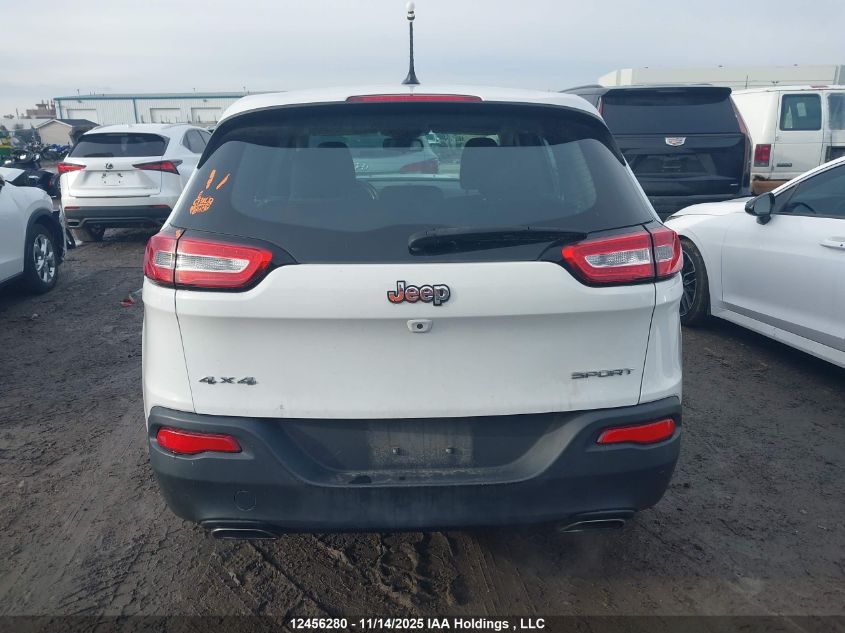 2015 Jeep Cherokee Sport VIN: 1C4PJMAS0FW713554 Lot: 12456280X