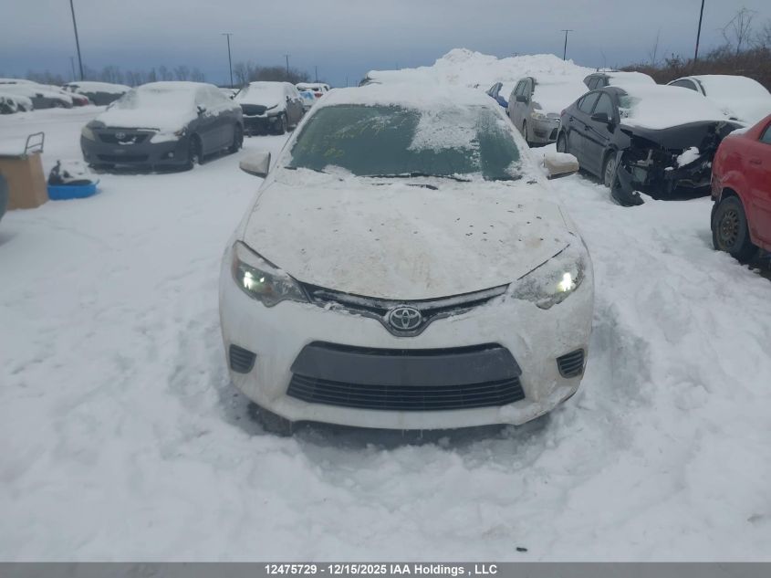 2016 Toyota Corolla VIN: 2T1BURHE9GC633744 Lot: 12475729