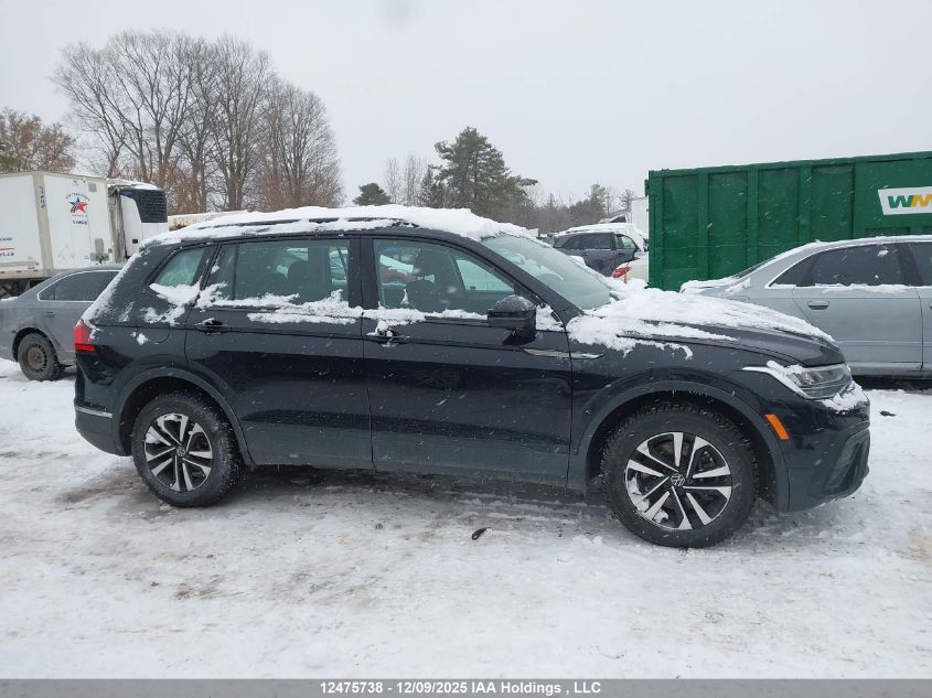2022 Volkswagen Tiguan S VIN: 3VV0B7AX2NM061175 Lot: 12475738
