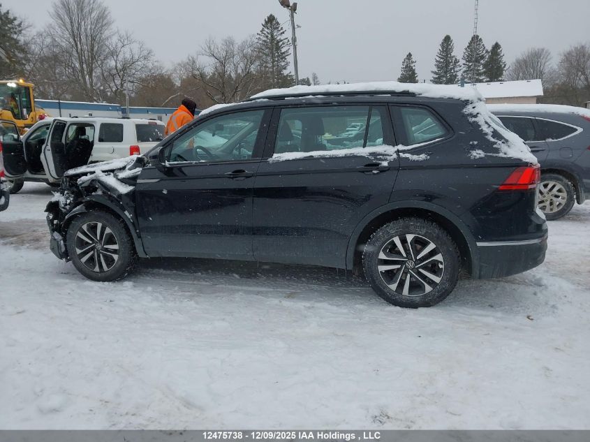 2022 Volkswagen Tiguan S VIN: 3VV0B7AX2NM061175 Lot: 12475738