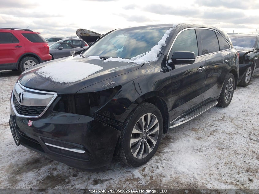 5FRYD4H61EB507035 2014 ACURA MDX photo no. 2