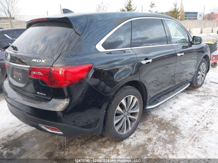 5FRYD4H61EB507035 2014 ACURA MDX photo no. 4