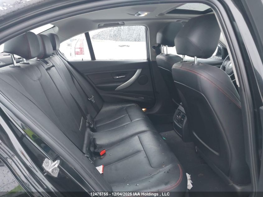 2015 BMW 320I xDrive VIN: WBA3C3G55FNS75735 Lot: 12475755