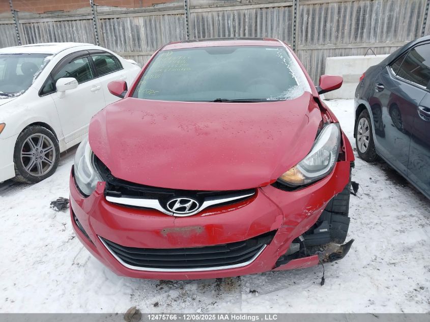 2016 Hyundai Elantra Sport Appearance VIN: KMHDH4AE9GU474815 Lot: 12475766