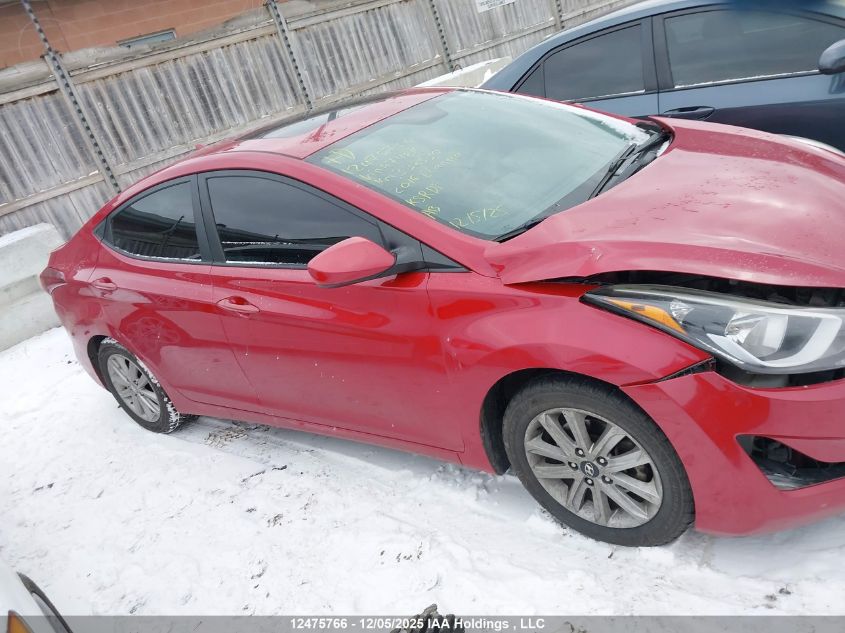 2016 Hyundai Elantra Sport Appearance VIN: KMHDH4AE9GU474815 Lot: 12475766