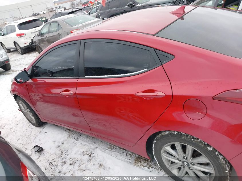 2016 Hyundai Elantra Sport Appearance VIN: KMHDH4AE9GU474815 Lot: 12475766