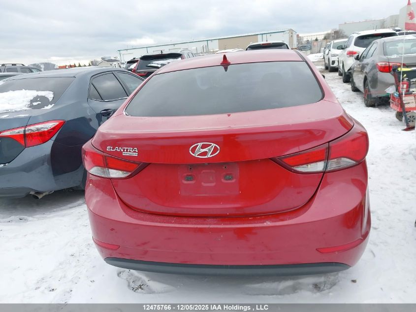2016 Hyundai Elantra Sport Appearance VIN: KMHDH4AE9GU474815 Lot: 12475766
