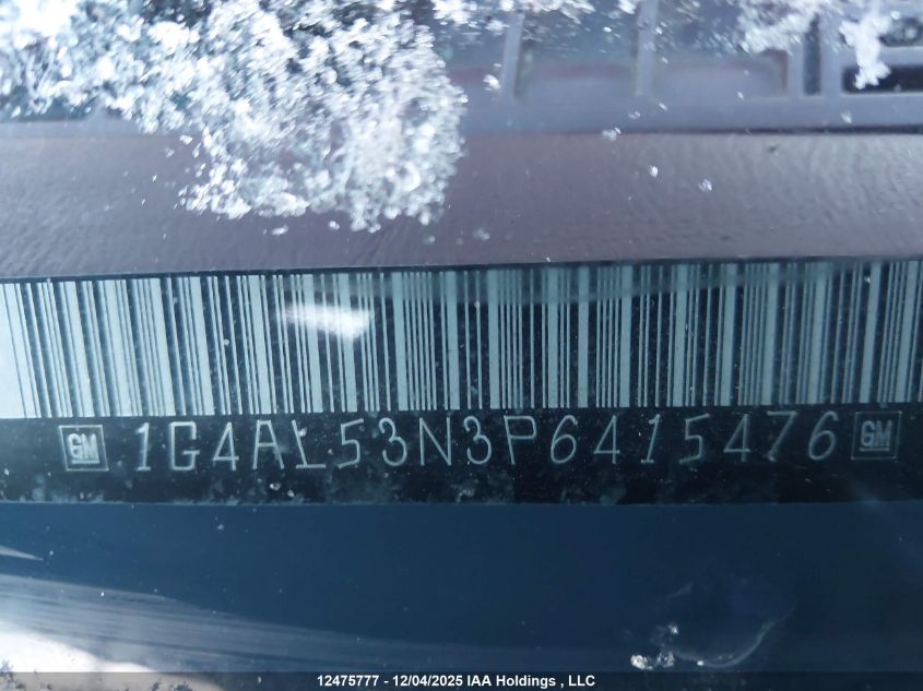 1993 Buick Century Limited VIN: 1G4AL53N3P6415476 Lot: 12475777