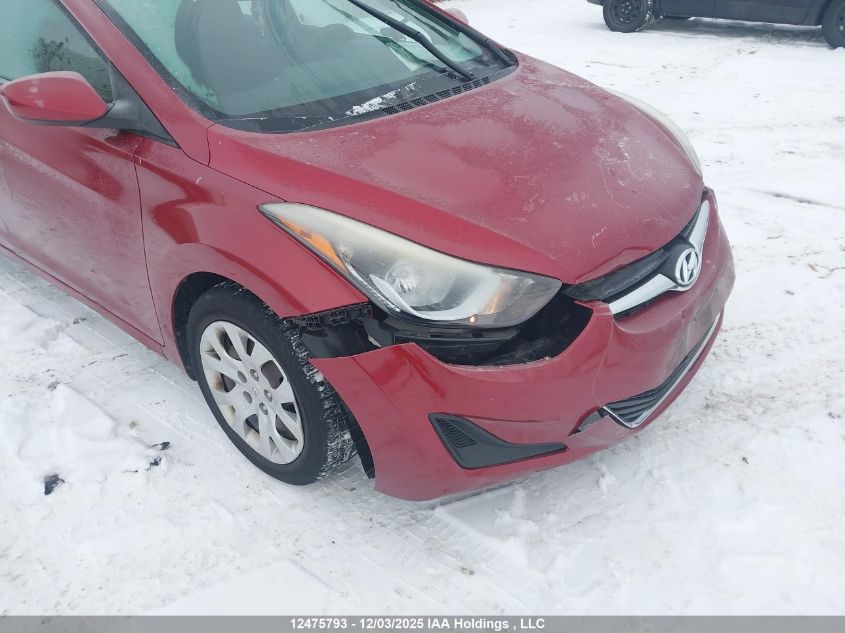 2014 Hyundai Elantra Gl VIN: 5NPDH4AE4EH511653 Lot: 12475793