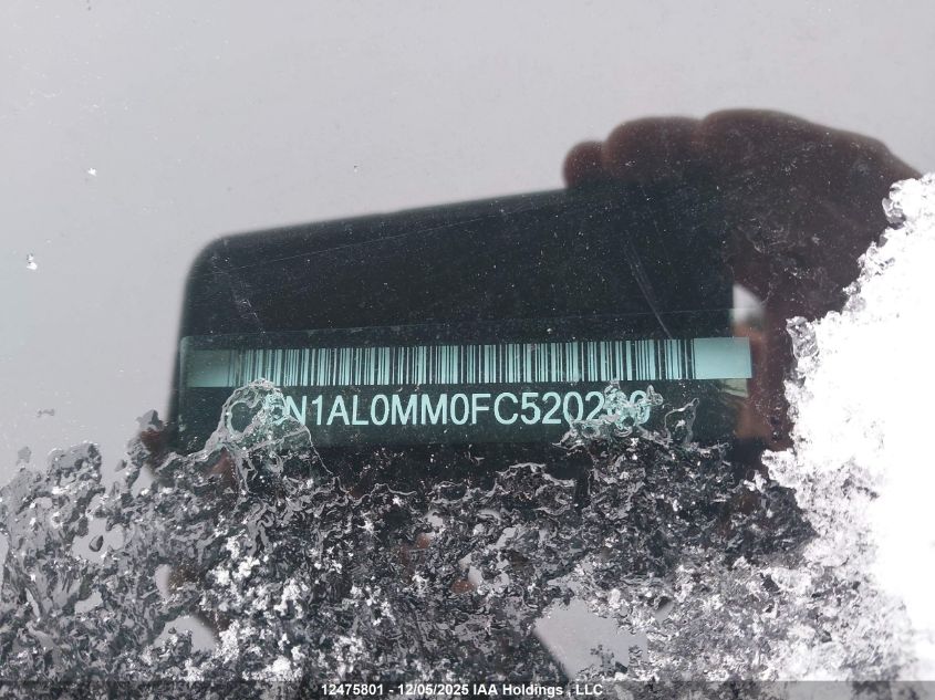 2015 Infiniti Qx60 VIN: 5N1AL0MM0FC520260 Lot: 12475801