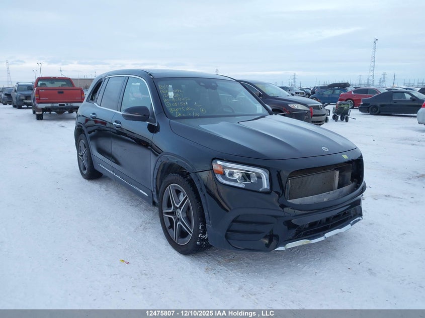 W1N4M4HB3LW051537 2020 Mercedes-Benz Glb 250 4Matic auction photo 1