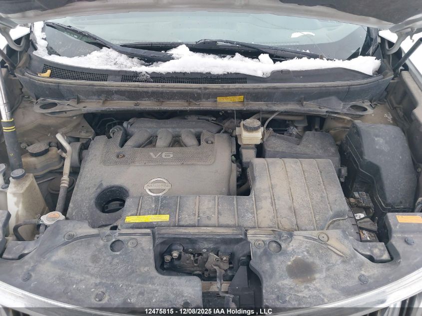 2009 Nissan Murano Sl VIN: JN8AZ18W69W137824 Lot: 12475815